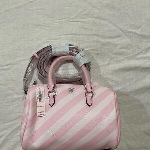 Victoria’s Secret Pink Striped Crossbody Bag